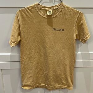 Telluride shirt. T-shirt. Colorado travel cotton comfort colors